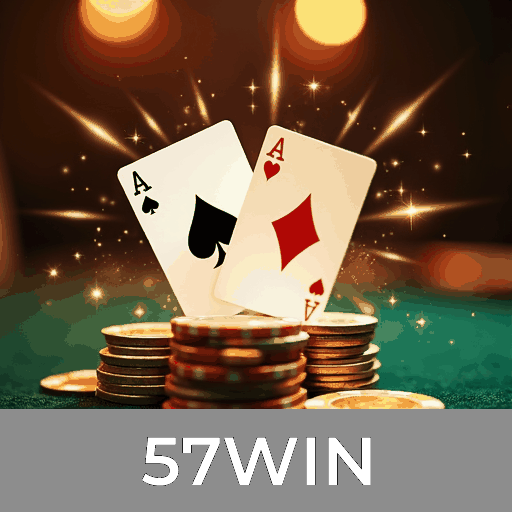 57WIN: Slots com Megaprêmios, Mesa de Jogos e Dealers ao Vivo